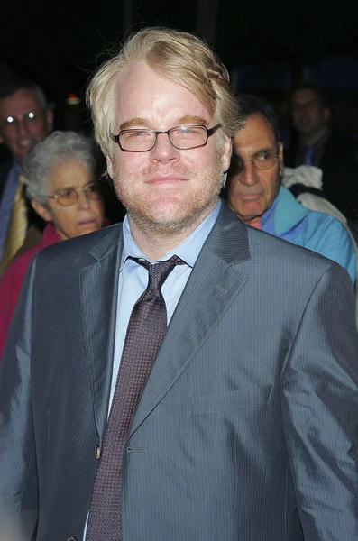 Philip Seymour Hoffman Las Llegadas Para Estreno Del Capote New — Foto de Stock