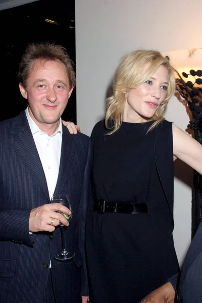 Andrew Upton Cate Blanchett Avustralya Ulusal Enstitüsü Dramatik Sanat Anida — Stok fotoğraf