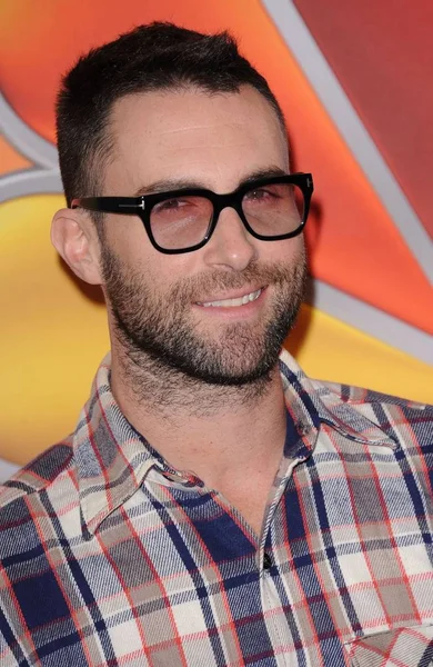 Adam Levine Carson Daly Arrivals Nbc Network Upfronts Presentation 2012 — Stock Photo, Image