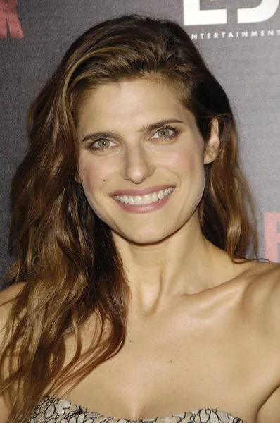 Lake Bell Arrivals Black Rock Premiere Arclight Hollywood Los Angeles — Stock Photo, Image