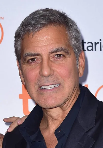 George Clooney Arrivée Notre Marque Est Crisis Première Toronto International — Photo