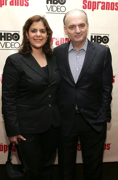 Ilene Landress David Chase Arrivals Hbo Soprano Fifth Season Dvd — Stock Photo, Image