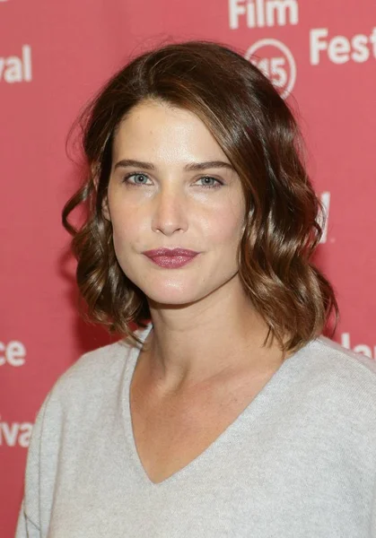 Cobie Smulders Při Příjezdu Výsledkům Premiere 2015 Festivalu Sundance Film — Stock fotografie