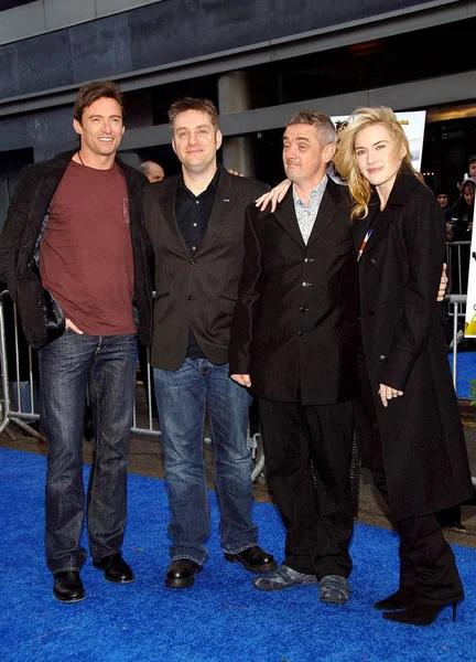 Hugh Jackman David Bowers Sam Fell Kate Winslet Arrivals Flushed — Foto de Stock