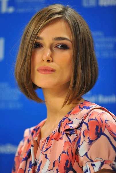 Keira Knightley Press Conference Dangerous Method Press Conference Toronto International — Stock Photo, Image