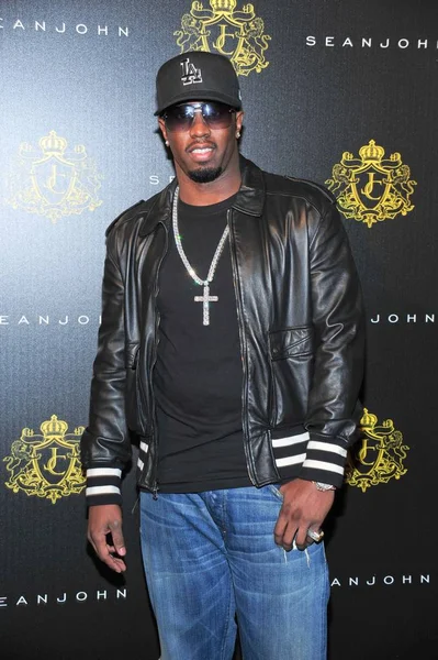 Sean Diddy Combs Arrivals Justin Dior Combs Sixteenth Birthday Party — Stock Photo, Image