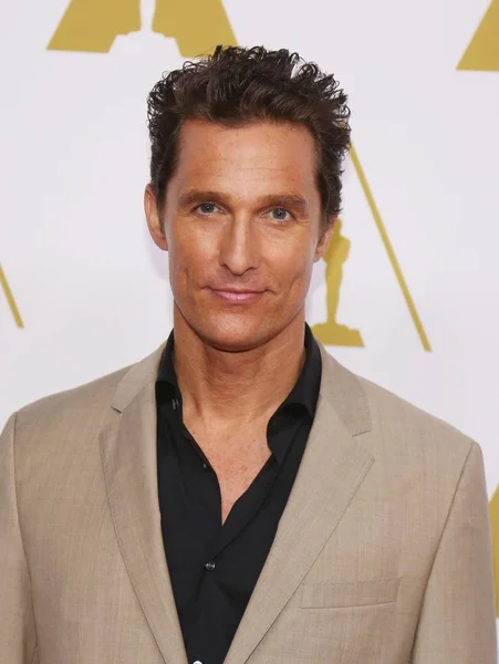 Matthew Mcconaughey Arrivals Academy Motion Picture Arts Sciences Ampas Annual — Stock Photo, Image