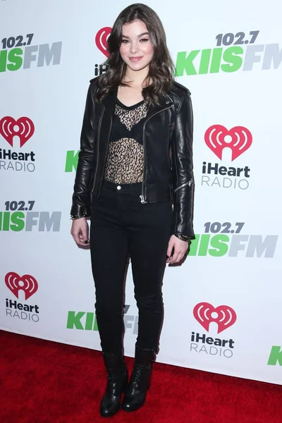 Hailee Steinfeld Sala Imprensa Jingle Ball 2014 Kiis Powered Line — Fotografia de Stock