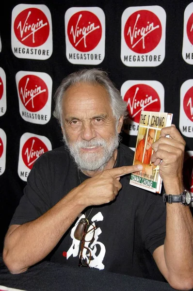 Tommy Chong Las Llegadas Para Store Aparición Tommy Chong Firmando — Foto de Stock