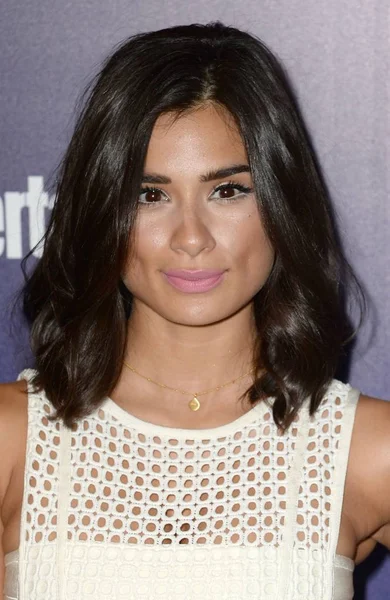 Diane Guerrero Las Llegadas Entertainment Weekly People Upfronts Party High — Foto de Stock