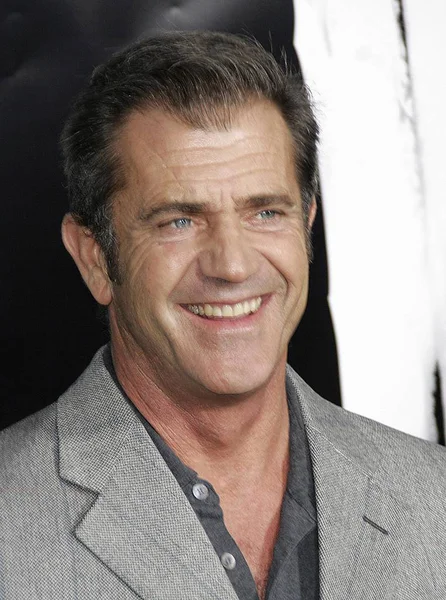Mel Gibson Las Llegadas Para Los Ángeles Estreno American Gangster —  Fotos de Stock