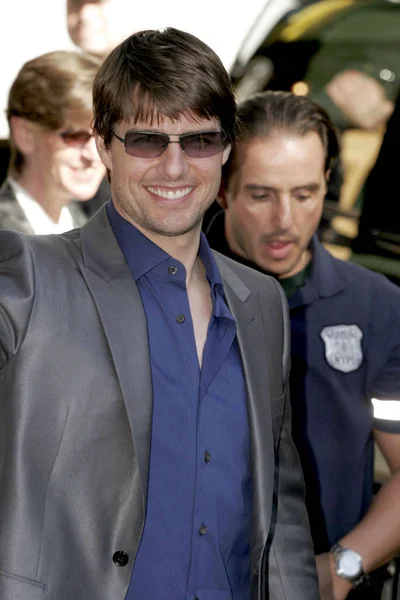 Tom Cruise Arrivals Cbs David Letterman Show Sullivan Theater New — Stock Photo, Image