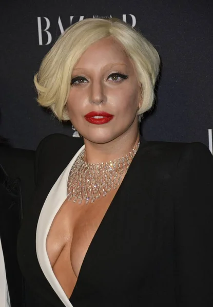 Lady Gaga Arrivals Harper Bazaar Celebrates Icons Carine Roitfeld Plaza — Stock Photo, Image