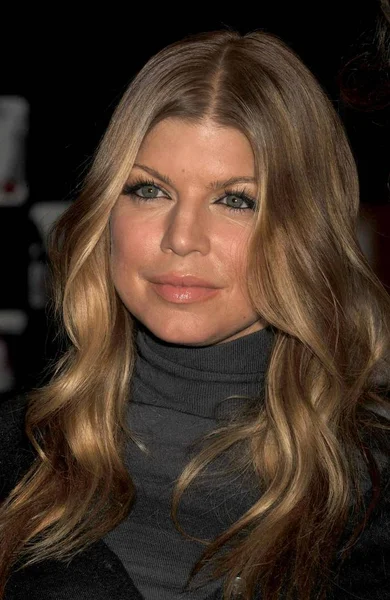 Fergie Giro Wed Candids Alla Mercedes Benz Fashion Week 2008 — Foto Stock