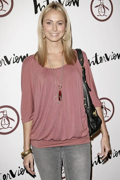 Stacey Keibler Las Llegadas Para Gran Inauguración Original Penguin Store — Foto de Stock