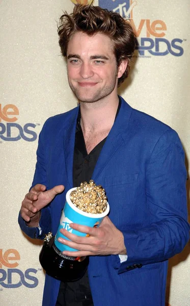 Robert Pattinson Tiskové Místnosti Pro 2009 Mtv Movie Awards Tisková — Stock fotografie