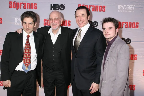 Michael Imperioli Dominic Chianese Frederico Castelluccio Robert Iler Arrivals Hbo — Stock Photo, Image