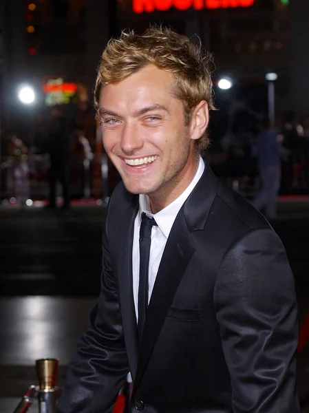 Jude Law Estreno Sky Captain World Tomorrow Septiembre 2004 Los — Foto de Stock