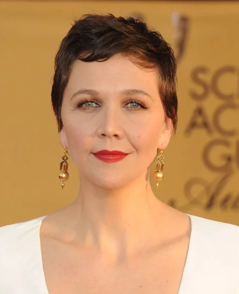 Maggie Gyllenhaal Las Llegadas Para 21º Annual Screen Actors Guild — Foto de Stock