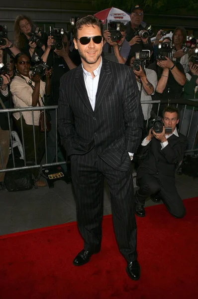 Russell Crowe Vid Ankomst Till Cinderella Man Premiere Loews Lincoln — Stockfoto