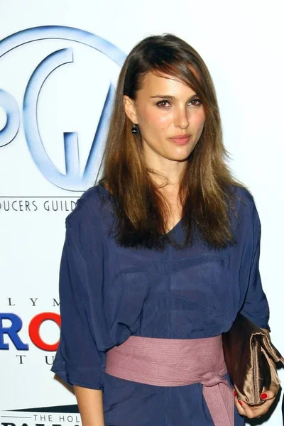 Natalie Portman Las Llegadas Para Pga Producers Guild America Awards — Foto de Stock