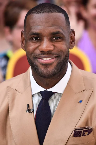 Lebron James Good Morning America Out Celebrity Candids Thu New — Stock Photo, Image