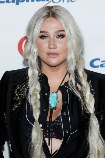 Kesha Las Llegadas Para Iheartradio Music Festival Daytime Village Sat — Foto de Stock