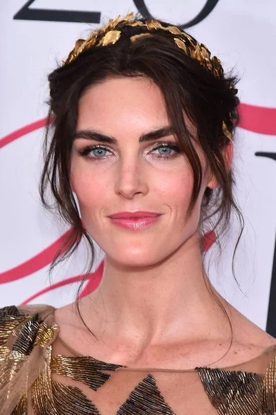 Hilary Rhoda Arrivals 2016 Cfda Fashion Awards Part Hammerstein Ballroom — Stock Photo, Image