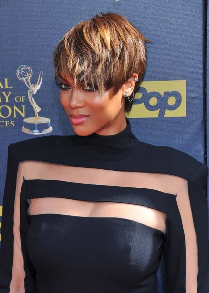 Tyra Banks Agli Arrivi 42Nd Annual Daytime Emmy Awards 2015 — Foto Stock