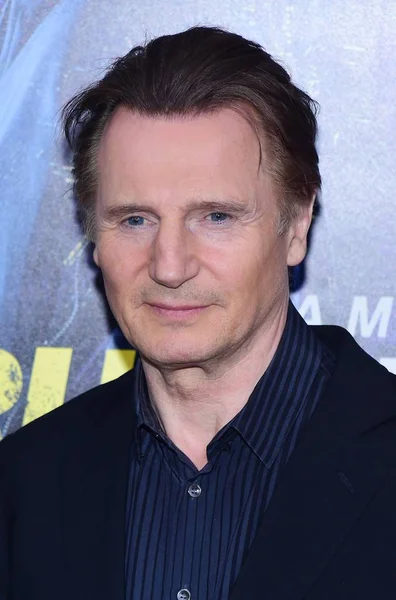 Liam Neeson Arrivals Run All Night Premiere Amc Theater Lincoln — Stock Photo, Image