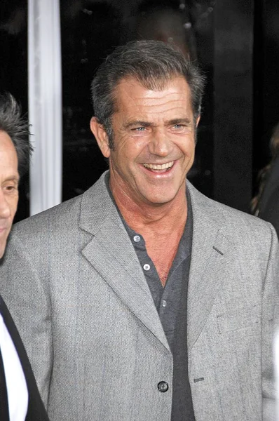Mel Gibson Sosirile Pentru American Gangster Los Angeles Premiere Arclight — Fotografie, imagine de stoc
