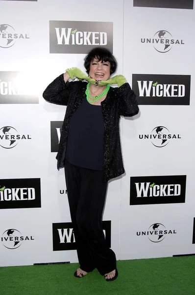 Anne Worley Las Llegadas Para Wicked Noche Apertura Presentada Por — Foto de Stock