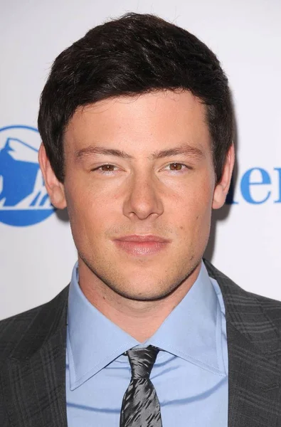 Cory Monteith Bei Der Anreise Zum Glaad Media Award Marriott — Stockfoto