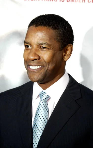 Denzel Washington Premiéře Manchurianského Kandidáta Července 2004 Beverly Hills — Stock fotografie