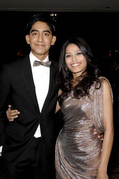 Dev Patel Freida Pinto Aux Arrivées Pour 61E Édition Des Photo De Stock