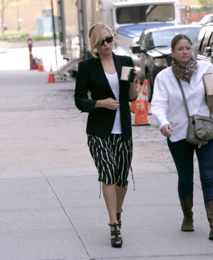 Kate Hudson Something Borrowed Film Shoot için yerde, West Village, New York, Ny Nisan 22, 2010. Fotoğraf: Adam Orchon / Everett Koleksiyonu