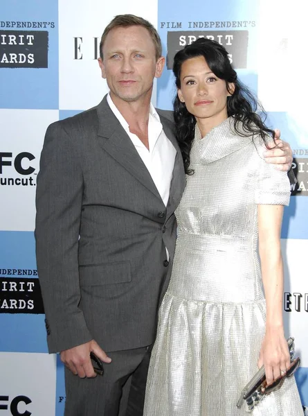 Daniel Craig Satsuki Mitchell Attendance Film Independent Spirit Awards Santa — Stock Photo, Image