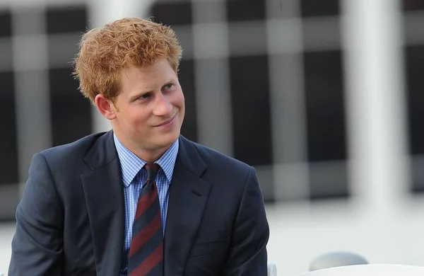 Prince Harry Prince Harry Adres Ingiliz Amerikan Gazileri Örgütleri Intrepid — Stok fotoğraf