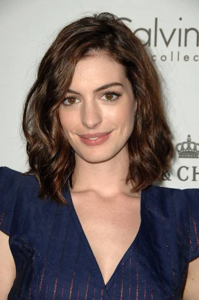 Anne Hathaway Arrivals 15Th Annual Elle Women Hollywood Four Seasons — стоковое фото