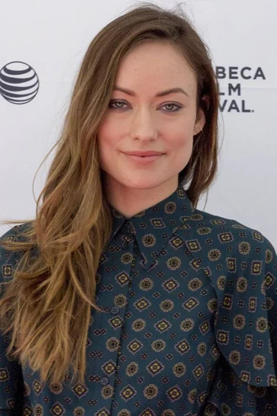 Olivia Wilde Obecności Tribeca Rozmowy Master Class Producenci Szkoła Sztuk — Zdjęcie stockowe