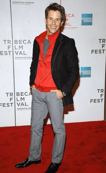 Christian Oliver Llega Speed Racer Premiere Closing Night Tribeca Film — Foto de Stock