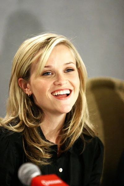 Reese Witherspoon Tijdens Persconferentie Voor Walk Line Premiere Toronto Film — Stockfoto