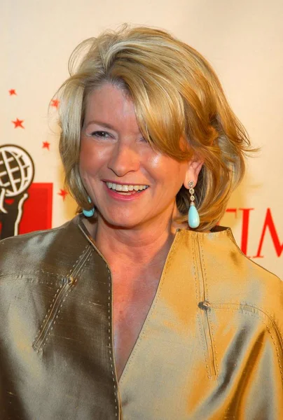 Martha Stewart Pada Saat Kedatangan Untuk Time 100 Most Influential — Stok Foto