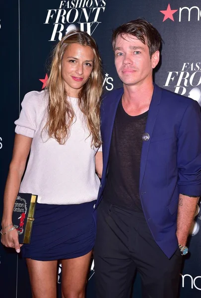 Charlotte Ronson Nate Ruess Attendance Macy Presents Fashion Front Row — Stock Photo, Image
