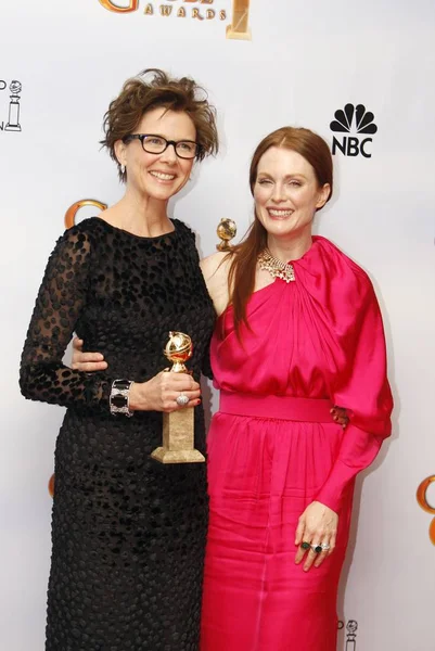 Annette Bening Vestindo Tom Ford Julianne Moore Vestindo Lanvin Sala — Fotografia de Stock