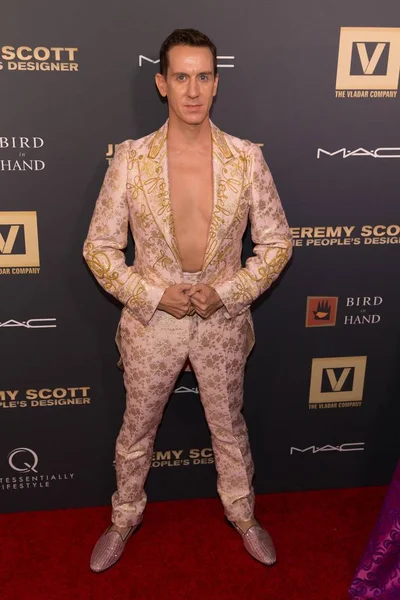 Jeremy Scott Podczas Przyjazdów Jeremy Scott Peoples Designer Premiere Teatr — Zdjęcie stockowe