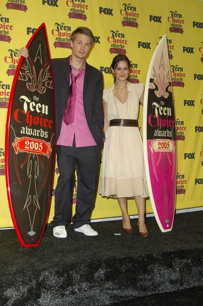 Chad Michael Murray Rachel Bilson Presseraum Der Teen Choice Awards — Stockfoto