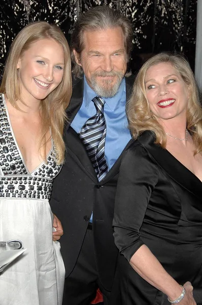 Jeff Bridges Family Arrivals Crazy Heart Premiere Samuel Goldwyn Theater — Foto de Stock