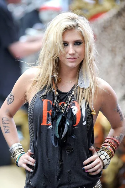 Alias Kesha Sebert Sul Palco Nbc Today Show Concert Kesha — Foto Stock