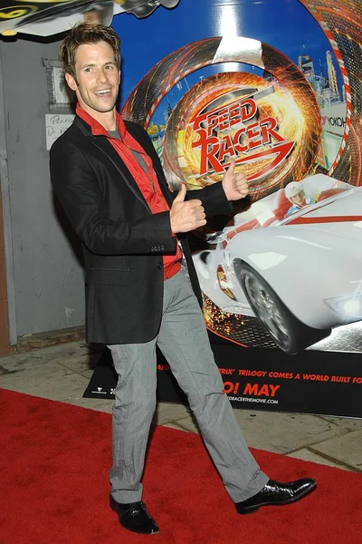 Christian Oliver Arrivals Speed Racer Premiere Closing Night Tribeca Film — Stock Photo, Image